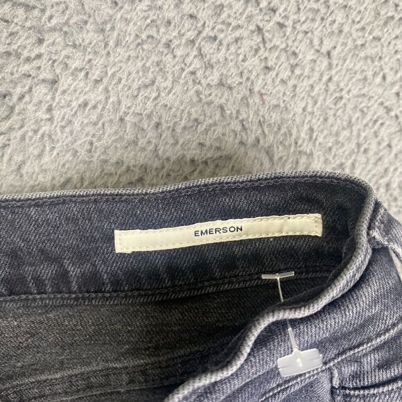 Citizens of Humanity Emerson Mid Rise Relaxed In Black Wash Sz 33 - Picture 9 of 14